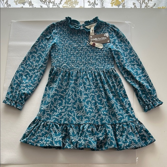 Matilda Jane Other - Matilda Jane Just Imagine Zoe Floral Smocked Long Sleeve Girls Dress NWT Size 4